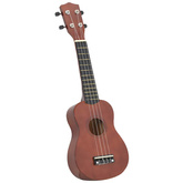Ukulele sopranowe z pokrowcem, dla dzieci, naturalne, 21