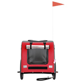 Przyczepka rowerowa dla zwierząt, tkanina Oxford i żelazo