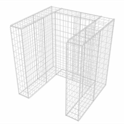 Gabion do osłonięcia kosza na śmieci, 110x100x120 cm