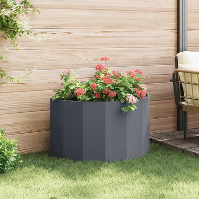 Donica Antracyt 90 x 45 x 50 cm Stal