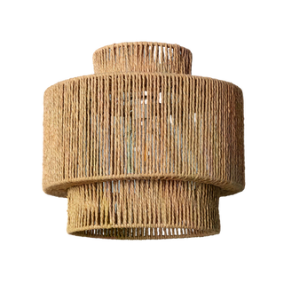 Lampa Wisząca Boho z Plecionego Papieru Abruzzo Sara 40cm E27