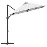 Parasol plażowy piaskowy 372 x 198 x 243 cm
