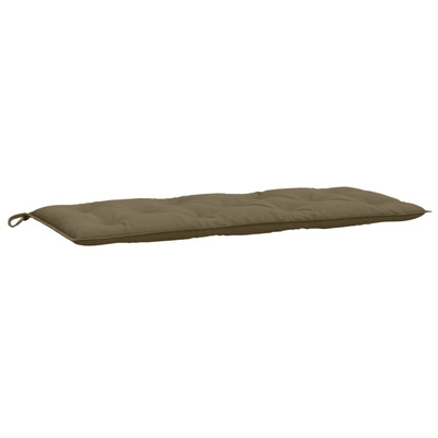 Poduszki na ławkę ogrodową, 2 szt., taupe melanż, 120x50x7 cm