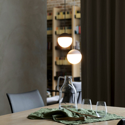 Lampa Wisząca Metalowa Czarna 9W 2700K Mica