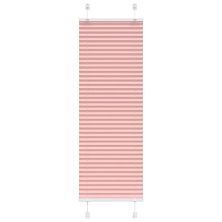 Roleta plisowana różowa 40x150 cm Szerokość tkaniny 39,4cm