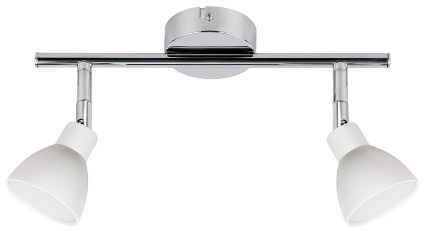 Lampa sufitowa Roy listwa regulowana 2-punktowa LED do salonu metalowa