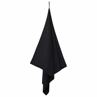 Ręczniki Sportowe 2 pcs Czarny 200 x 100 cm