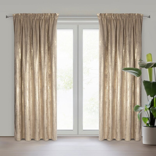 Zasłona Renia beżowa 140x270