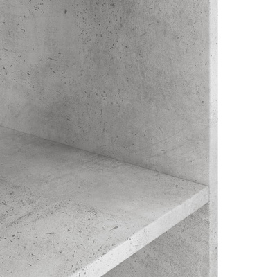 Stojak pod akwarium Betonowy Szary 60x30x60 cm Drewno konstrukcyjne