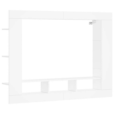 Szafka pod TV, biała, 152x22x113 cm, materiał drewnopochodny vidaXL
