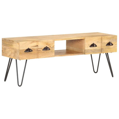 vidaXL Szafka pod TV, 120x35x45 cm, lite drewno mango
