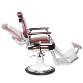 Gabbiano fotel barberski Moto Style bordowy 114959