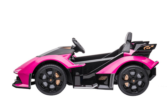 Samochód Na Akumulator Lamborghini GT HL528 Światła LED MP3 Pilot Rózowy