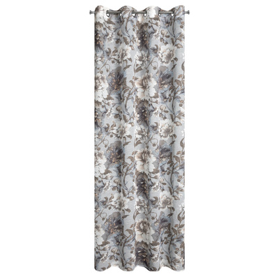 Zasłona Sandra popielata 140x250