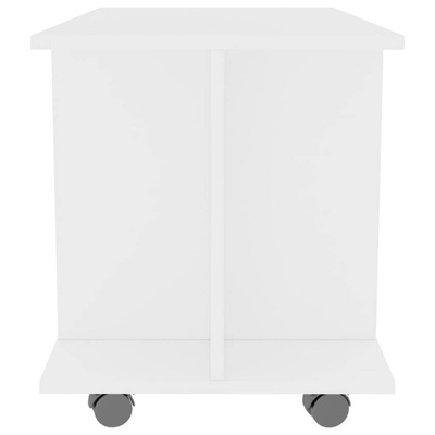 vidaXL Szafka pod TV, biała, 80x40x45 cm, materiał drewnopochodny