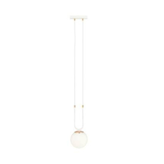 Lampa wisząca GLAM 1 WHITE/OPAL