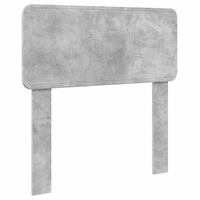 Ramka łóżka Betonowy szary 70 x 190 cm Drewno inżynieryjne