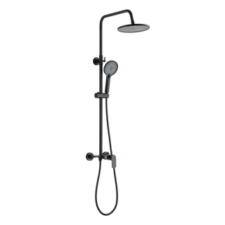 Deszczownia z baterią natryskową rikia czarna AU-24-B04-G Invena