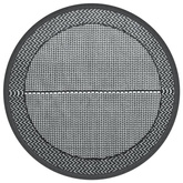 vidaXL Dywan na zewnątrz, szary, ?120 cm, PP wariant 7