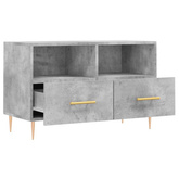 vidaXL Szafka pod TV, szarość betonu, 80x36x50 cm wariant 6