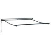 Rama markizy Z regulacją Antracyt 3 x 2,5 m Stal