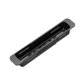 Wkładka do zlewozmywaka / regulowana szerokość 400-560 x80 mm  (gł 65mm) czarny