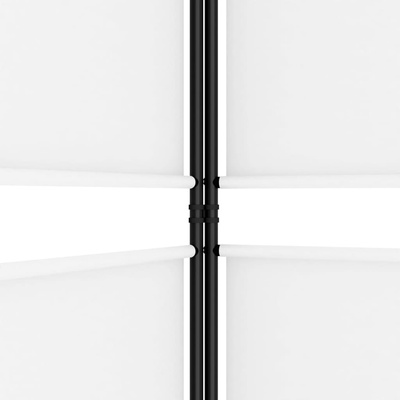 3-panelowy, biały,150x200 cm, tkanina Parawan