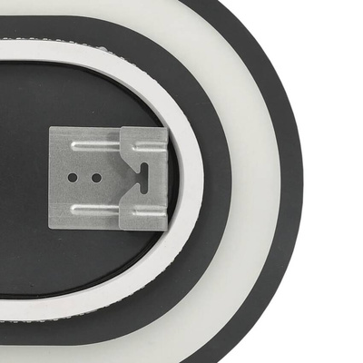 vidaXL Lustro łazienkowe z LED, 80x35 cm, owalne