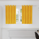Zasłony zaciemniające 2 pcs Musztardowy Żółty 140 x 140 cm