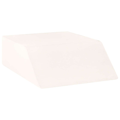 Poduszka na nogi Gładki Biały 63 x 52 x 19,5 cm Pianka PU
