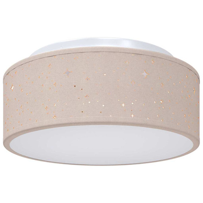 Lampa Sufitowa Ciemnoszary 30 x 30 x 13,5 cm tkanina