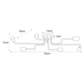 Lampa sufitowa K-4940 z serii KUGA