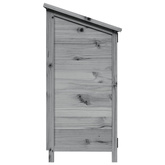 Shed ogrodowy Szary 59,5 x 56 x 113,5 cm Drewno Świerkowe