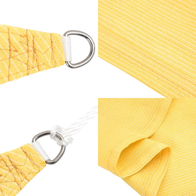 Żagiel przeciwsłoneczny, 160 g/m?, beżowy, 2x3 m, HDPE