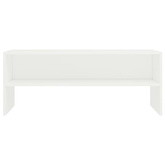 vidaXL Szafka pod TV, biała, 100x40x40 cm, materiał drewnopochodny