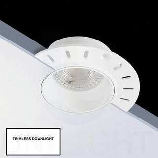 Trimless bezramkowy downlight Podtynkowy Biały ULAC240