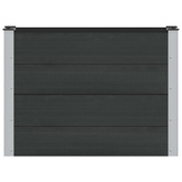 Podniesiona rabata ogrodowa Czarny 100 x 30 x 72 cm