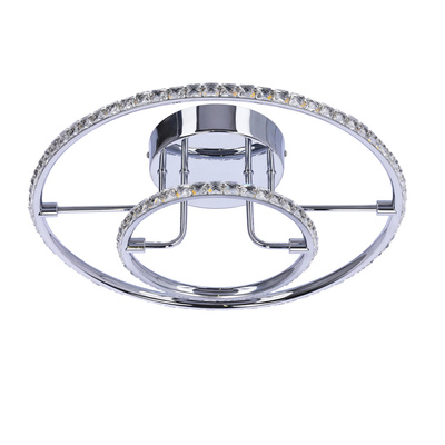 Lampa sufitowa okrągła LED chrom plafon 36W 3000K Adel Candellux 98-69634