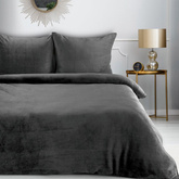 Pościel Flano stalowa 220x200