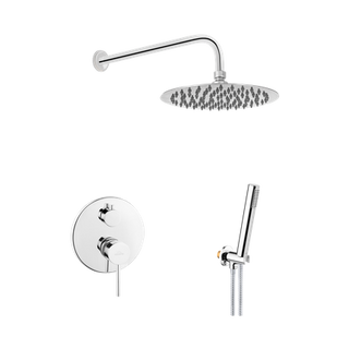 Zestaw podtynkowy z baterią podtynkową 2-funkcyjną Dafni chrom  Invena