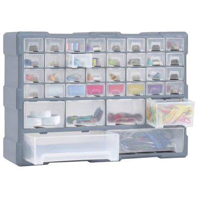 Organizer z 38 szufladkami, 52x16x37,5 cm