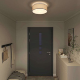 Lampa Sufitowa Z reflektorami Szary 38 x 38 x 13,5 cm tkanina