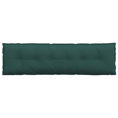 Poduszka na plecy Ciemna zieleń 180 x 19 x 50 cm tkanina