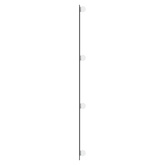 vidaXL Lustro ścienne z LED, 50x100 cm, szklane, prostokątne