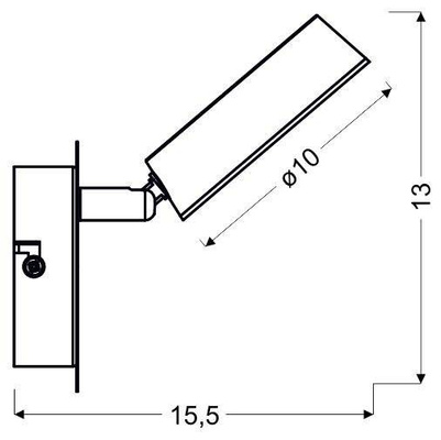 Lampa ścienna Candellux Isla 91-61706 led 3000K