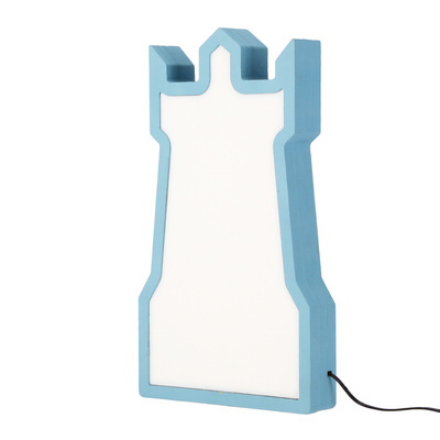 tower lampa stołowa dla dziecka led iq kids niebieski