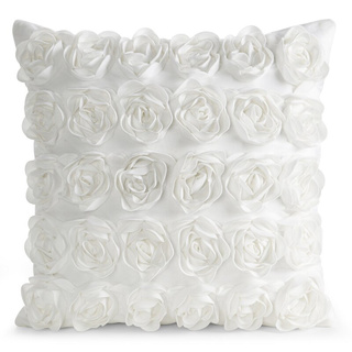 Poszewka Roses kremowa 45x45