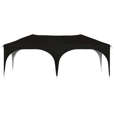 Namiot imprezowy rozkładany 575 x 288 x 245 cm Czarny