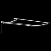 Rama markizy Biały 3 x 2,5 m Aluminium