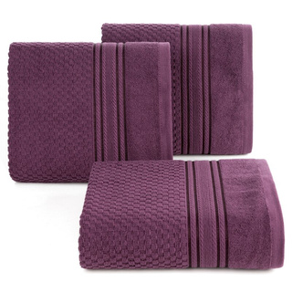 Ręcznik Davos ciemnofioletowy 70x140